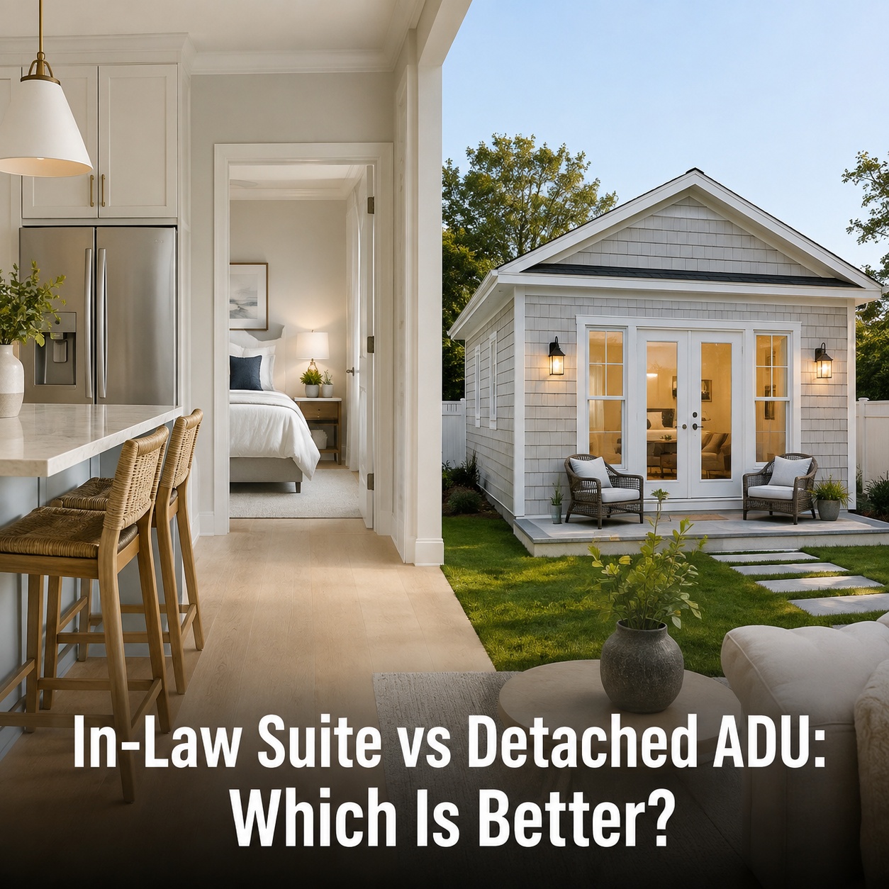 In-Law Suite vs Detached ADU: Which Is Better?