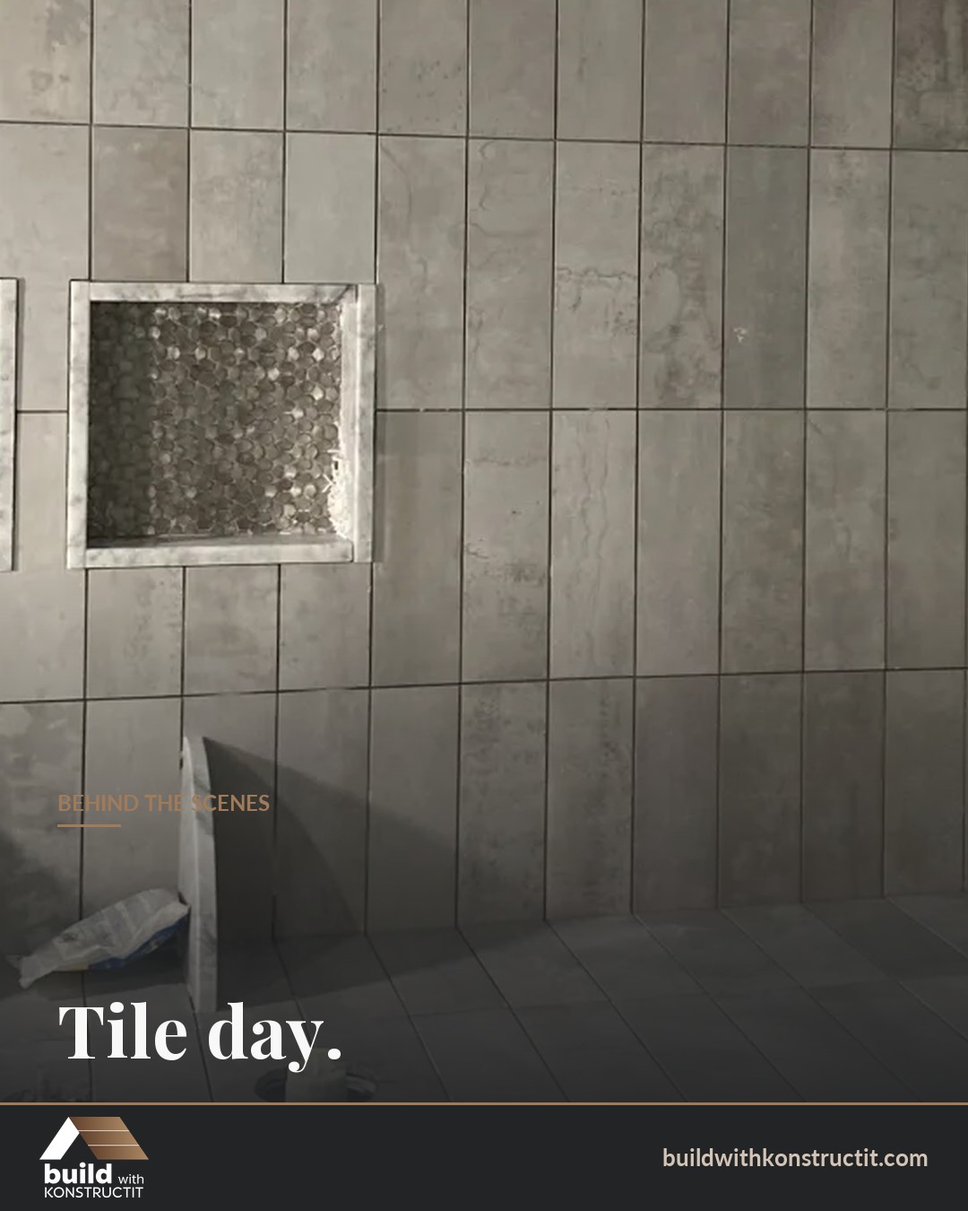 Tile Going In